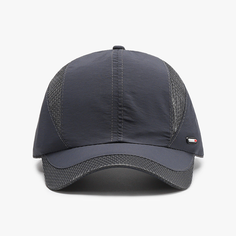 Summer Men's And Women's Quick-drying Mesh Breathable Adjustable Fashionable Casual Style Baseball Cap Suitable For Outdoor Daily Commuting by Ricaloux