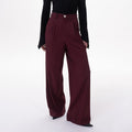 High-waisted Straight-leg Casual Pants For Women by Ricaloux