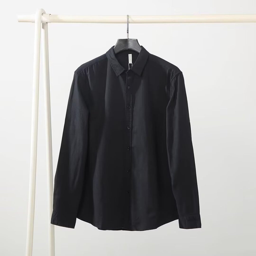 Old-money-style Slim-fit Long-sleeve Shirt – Premium 0 | RICALOUX