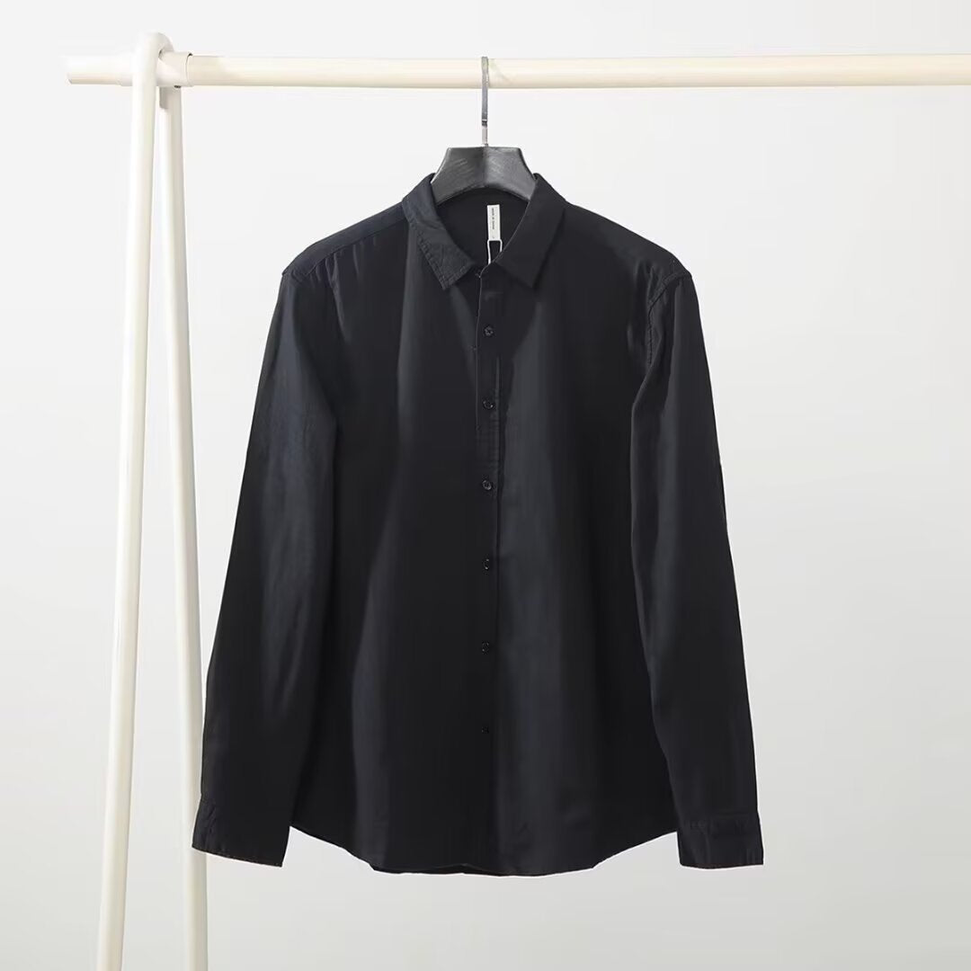 Old-money-style Slim-fit Long-sleeve Shirt – Premium 0 | RICALOUX