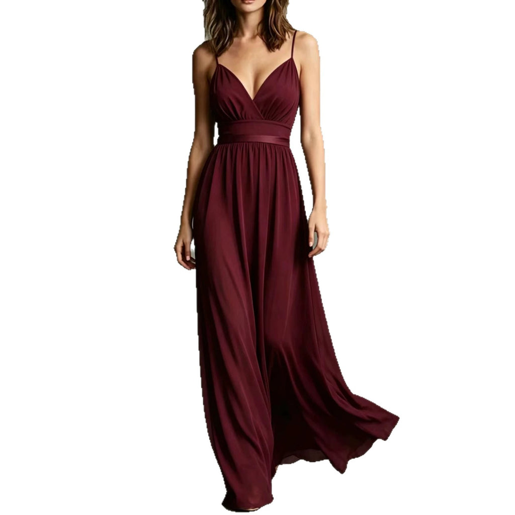 Womens Elegant Strapless Waist-cinching Dress – Premium 0 | RICALOUX