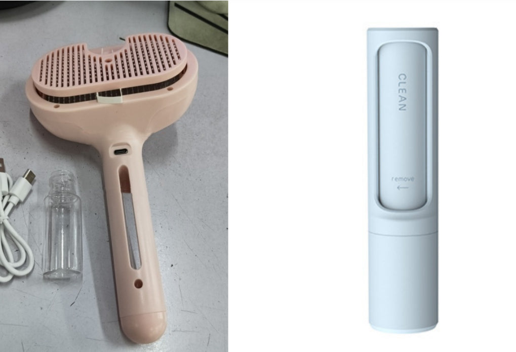 Pet Comb Self Cleaning Pets Hair Remover Brush For Dogs Grooming Tools Dematting Comb Built-in Mist Humidifier Pet Products by Ricaloux