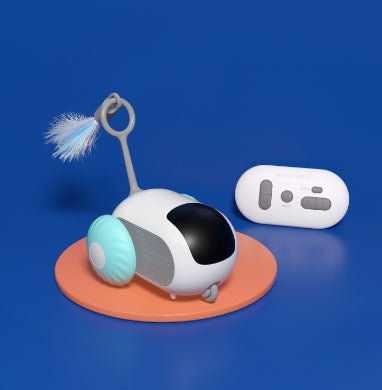 Remote Control Interactive Cat Car Toy USB Charging Chasing Automatic Self-moving Remote Smart Control Car Interactive Cat Toy Pet Products - RICALOUX