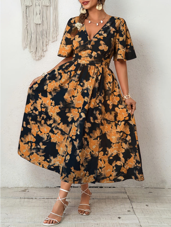 Summer European And American-style Midi Dress by Ricaloux