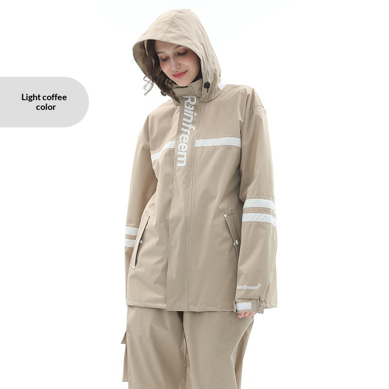 Electric Vehicle Raincoat Set Full-body by Ricaloux
