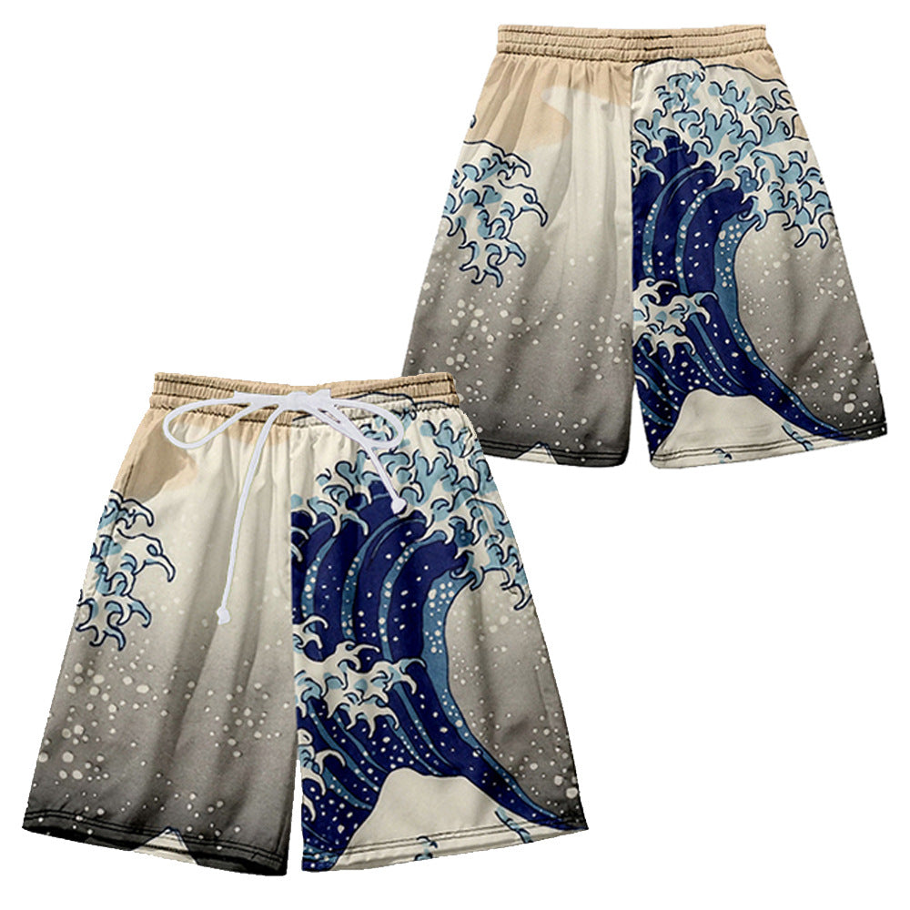 Printed Casual Kimono-style Mid-sleeve Wrap For Couple Outfits – Premium 0 | RICALOUX
