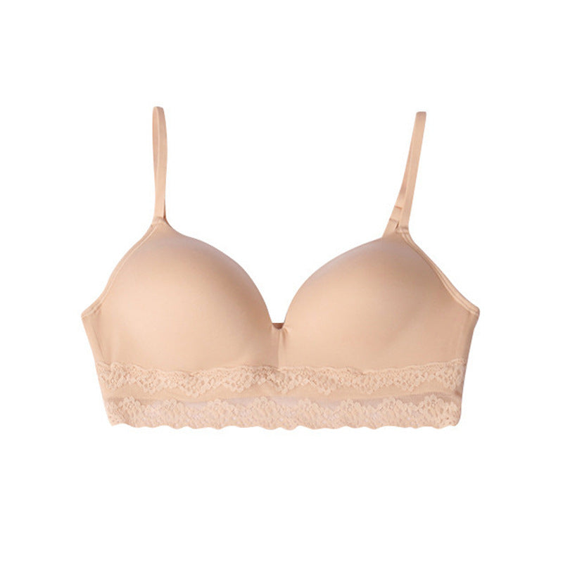 Lace Smooth-surface Bra French Style Wireless – Premium 0 | RICALOUX