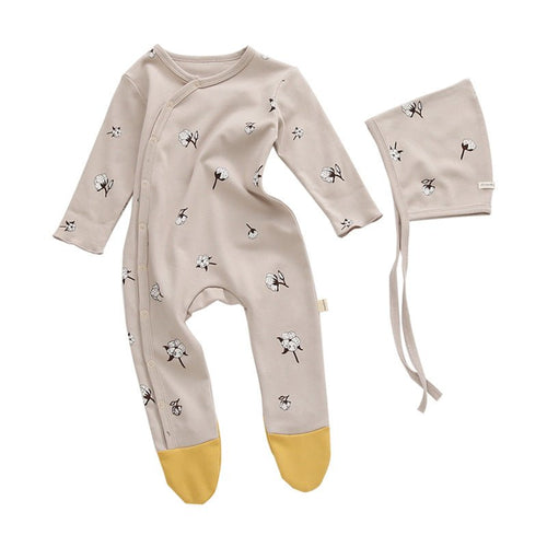 Cotton Printed Romper For Babies - RICALOUX
