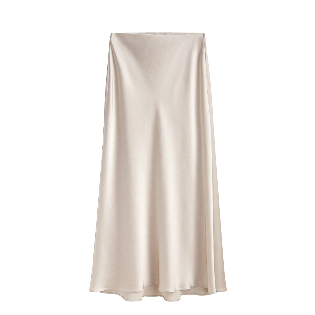 Women's Satin High-waisted Elastic Split Skirt – Premium 0 | RICALOUX