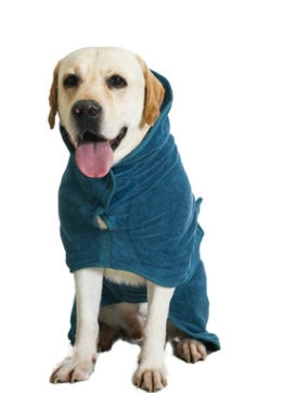 Absorbent Pet Bathrobe With Waist-wrapped Microfiber by Ricaloux