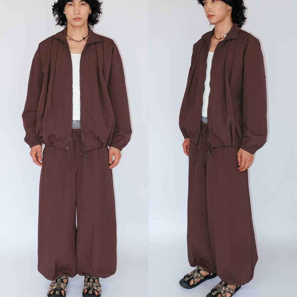 Wrinkled Textured And Pleated Slacks – Premium 0 | RICALOUX
