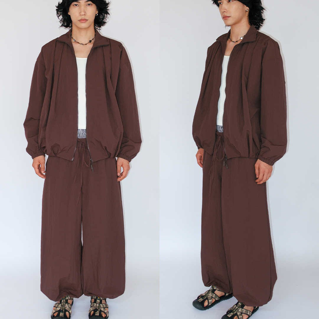 Wrinkled Textured And Pleated Slacks – Premium 0 | RICALOUX
