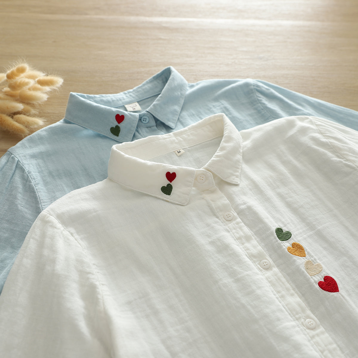 Fresh And Delicate Double-layer Cotton Shirt – Premium 0 | RICALOUX