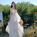 Tube Top Ethereal, Voluminous Midi Skirt by Ricaloux