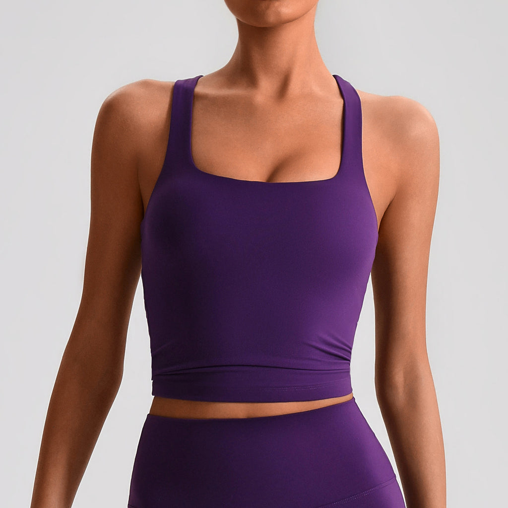 Womens Workout Top For Layering Running Sports Bra – Premium 0 | RICALOUX
