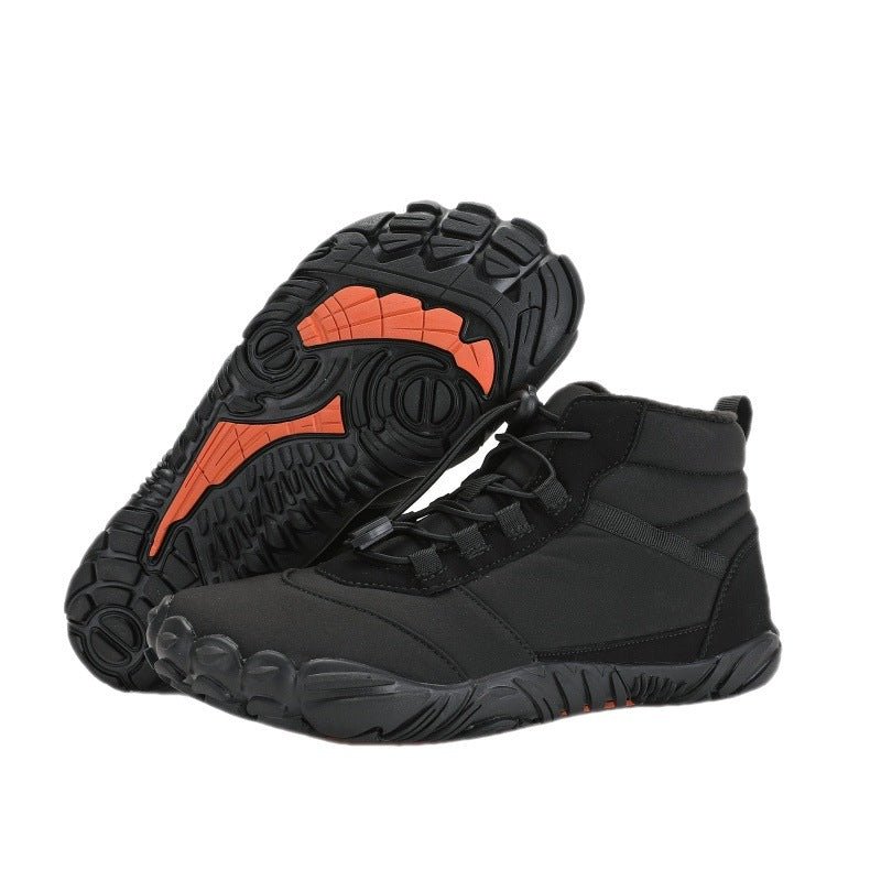 Fleece-lined Waterproof Snow Warm Breathable Couple High-top Casual Cotton Shoes - RICALOUX