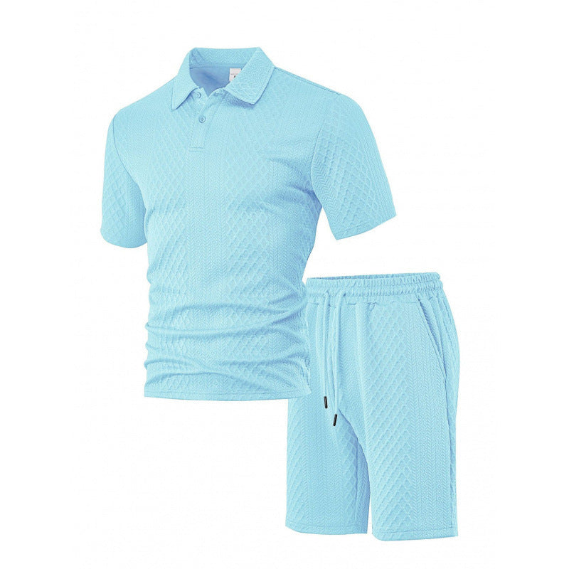 Mens Casual Suit With Jacquard And A Lapel – Premium 0 | RICALOUX