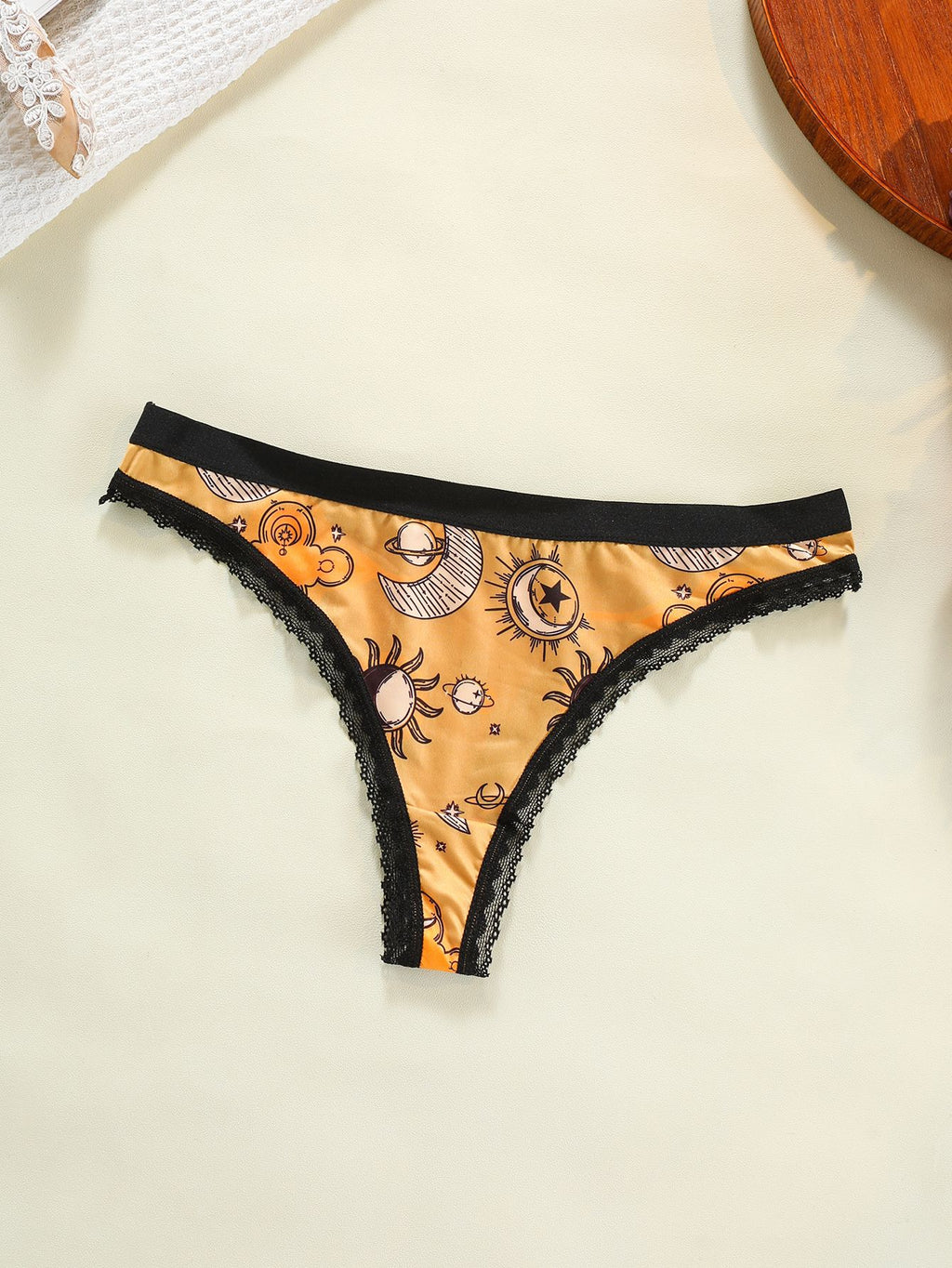 Plus-size Lace-trimmed Low-rise Seamless Floral-print Womens Panties – Premium 0 | RICALOUX