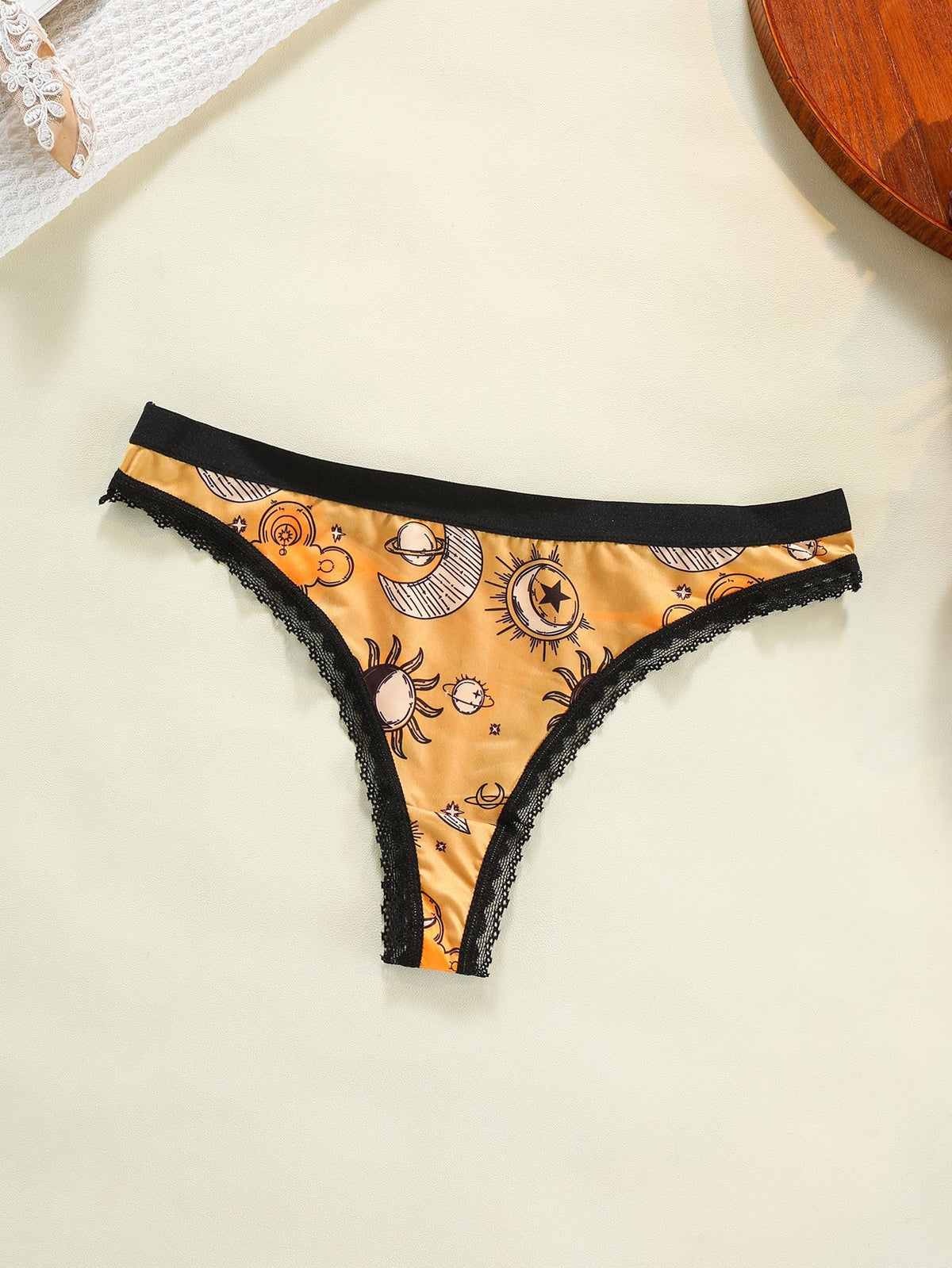Plus-size Lace-trimmed Low-rise Seamless Floral-print Womens Panties – Premium 0 | RICALOUX