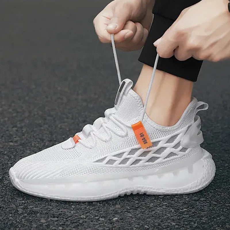Mesh Sneakers Men Lace Up Running Shoes – Premium 4 | RICALOUX