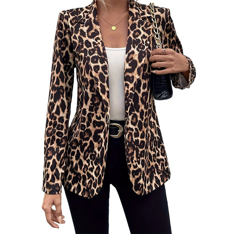Elegant Lapel Long-sleeve Midi-length Slimming Sexy Blazer – Premium 0 | RICALOUX