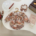 Clothes For Babies Baby Girl Doll Collar Lace Romper - RICALOUX