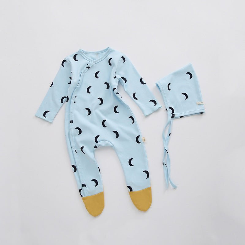 Cotton Printed Romper For Babies - RICALOUX
