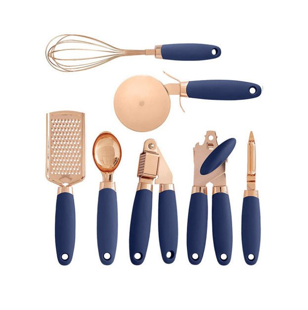 Kitchen Household Peeler Gadget Copper Plating Set - RICALOUX