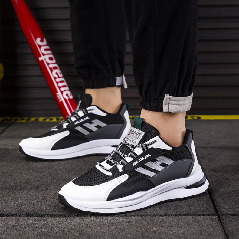 Men Sneakers White Sports Shoes Running Walking by Ricaloux