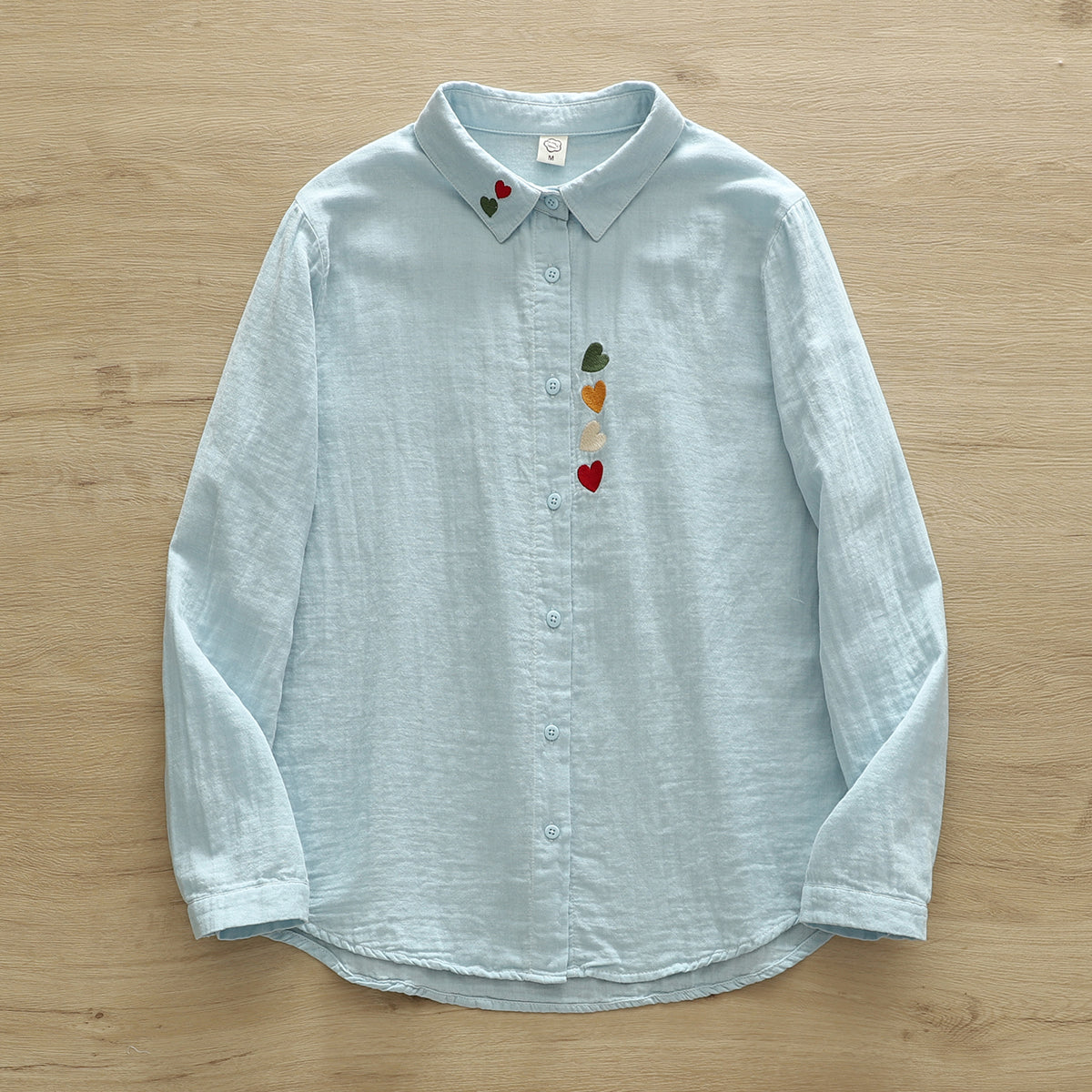 Fresh And Delicate Double-layer Cotton Shirt – Premium 0 | RICALOUX