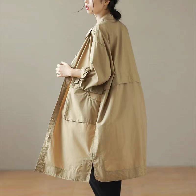 Mid-length Chic Cotton-linen Utility Jacket That The – Premium 0 | RICALOUX