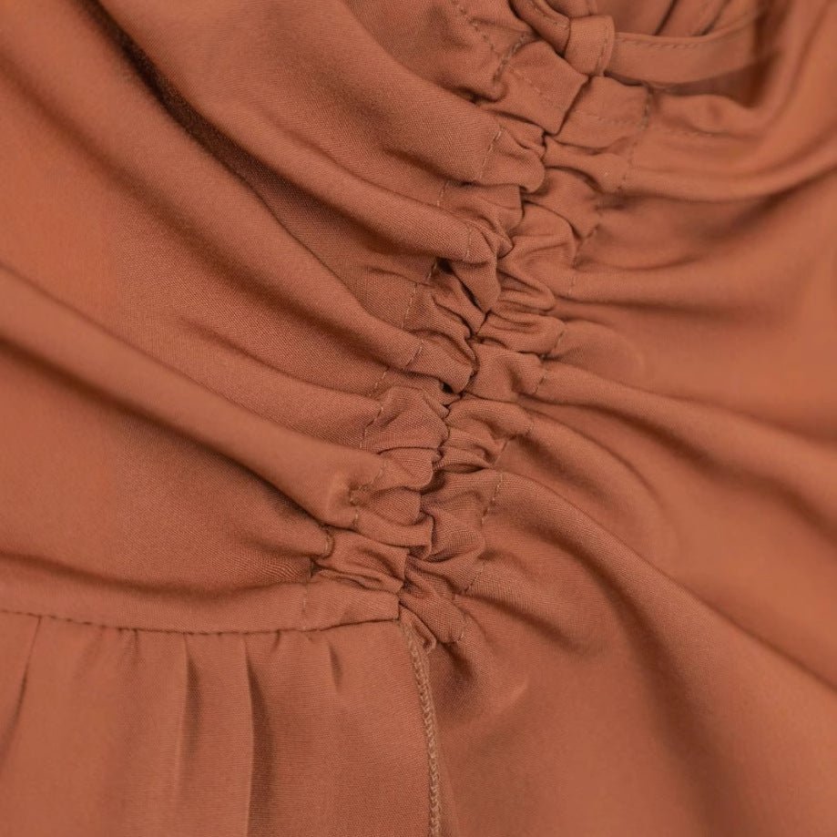 Sweet High-waisted Slimming Ruffled Hem Skirt For Women - RICALOUX