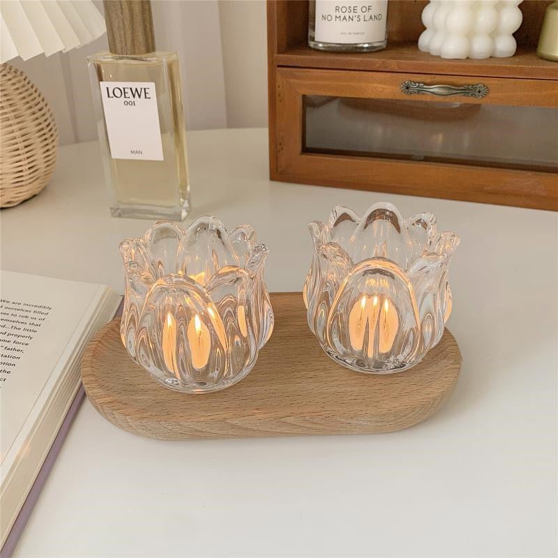 Tulip Candle Holder Home Decor Ornament - RICALOUX