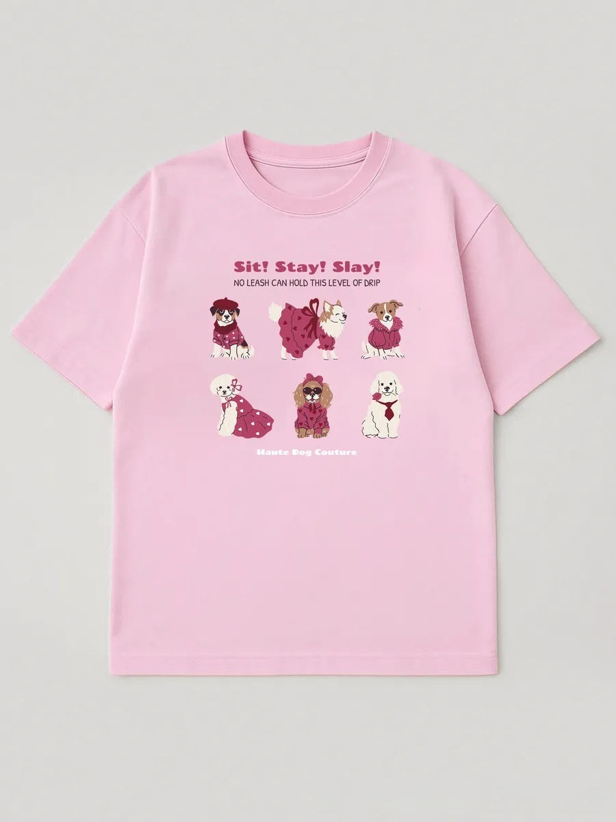 Summer New Arrival Cartoon-style Age-reducing Comfortable Printed Top – Premium 0 | RICALOUX