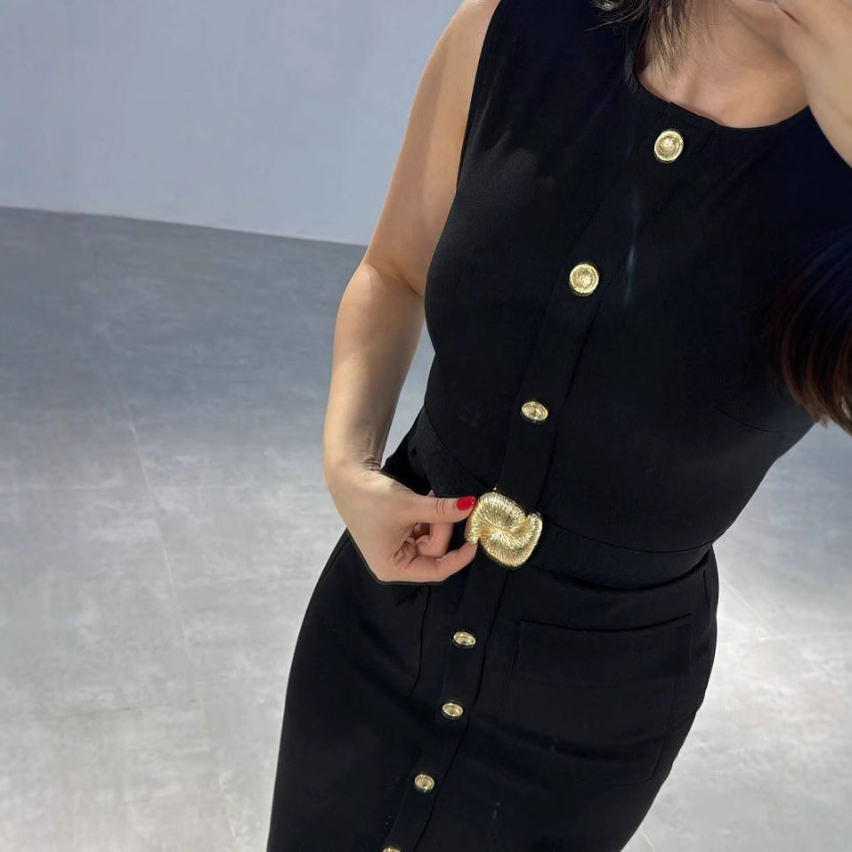 Womens American-style Sexy Sleeveless Dress by Ricaloux