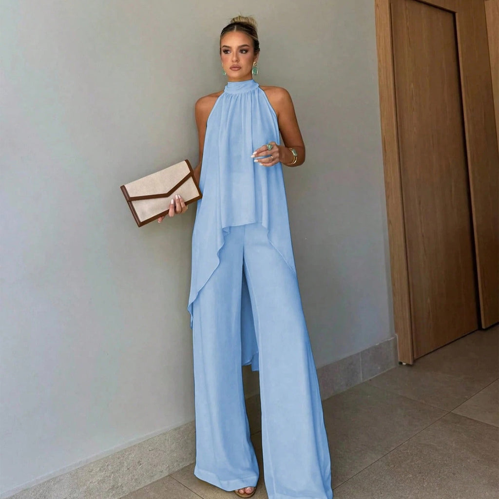 Casual Irregular Sleeveless Elegant Solid-Color Set – Premium 0 | RICALOUX
