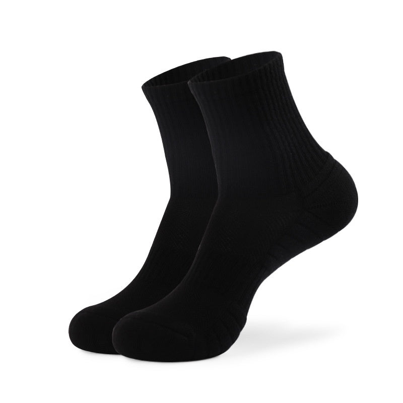 Pure Cotton Sports Socks With A Thickened Towelbacked SoleMens Basketball Style – Premium 0 | RICALOUX