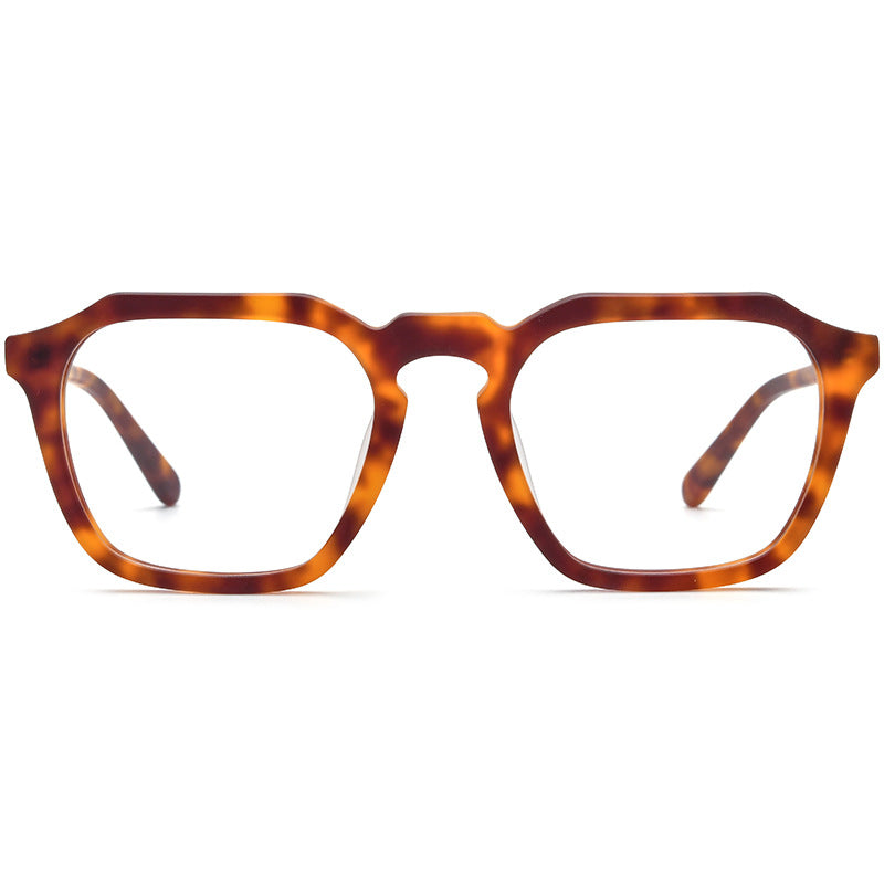 Multicolor Frosted Solid-color Square Eyeglass Frames For Women by Ricaloux