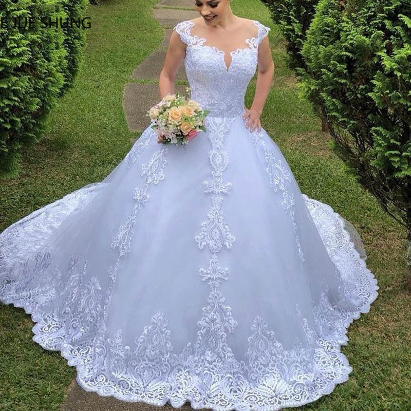 Wedding Dress White Vintage Lace Wedding Dress - RICALOUX