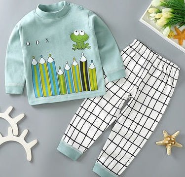 2 Baby Girl Pure Cotton 8 Underwear Set 3 Months Baby Boy 4 Autumn Clothes - RICALOUX