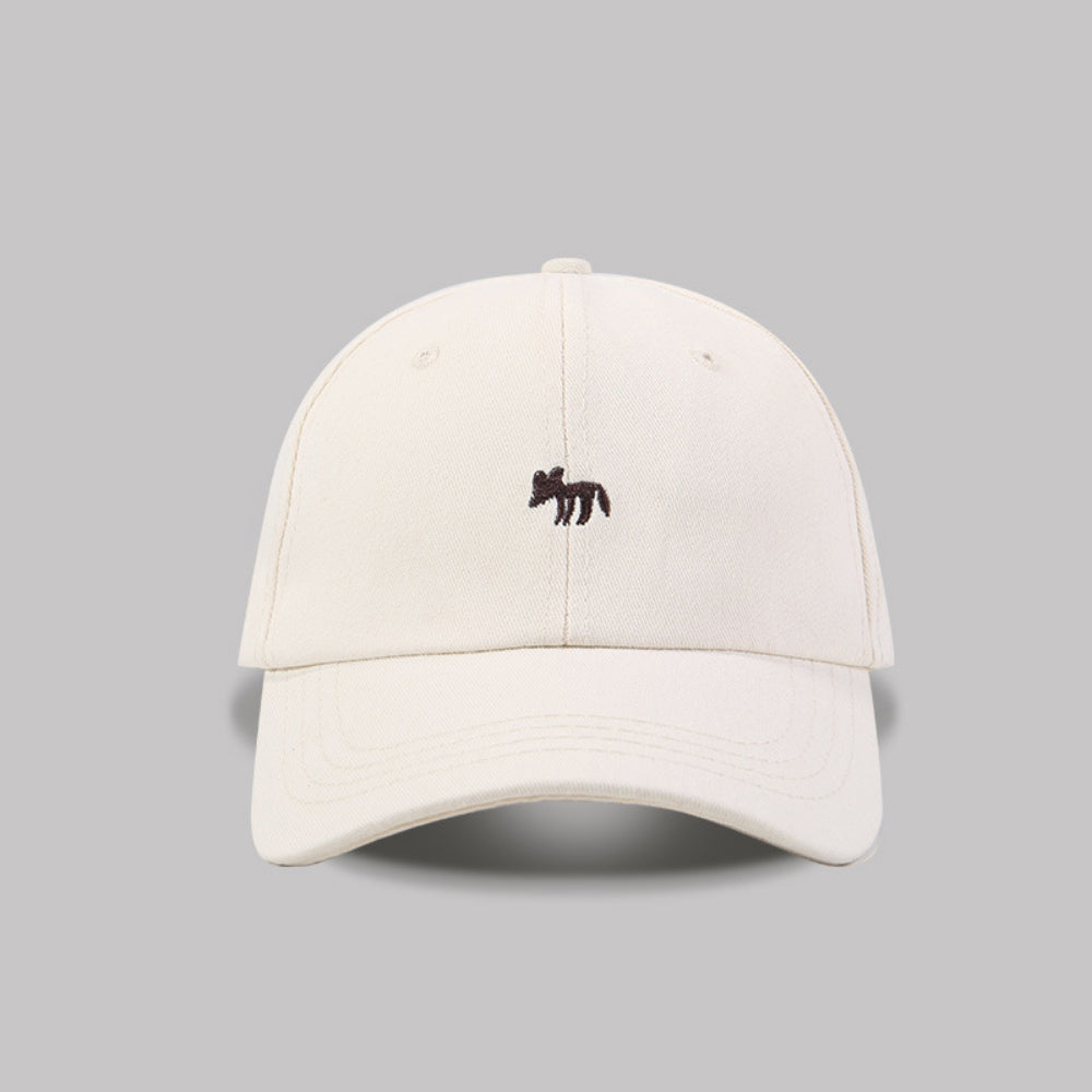 Women's Solid-color Embroidered Fox Simple Casual Style Soft Brim Adjustable Baseball Cap Suitable For Daily Commuting, Outdoor Outings And Shopping. – Premium 4 | RICALOUX