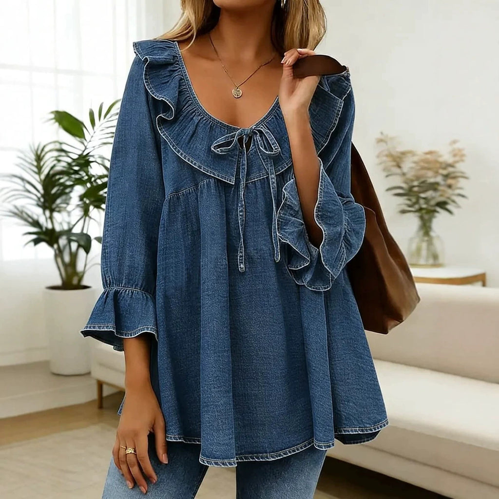 Womens Casual Loose-Fit T-Shirt by Ricaloux