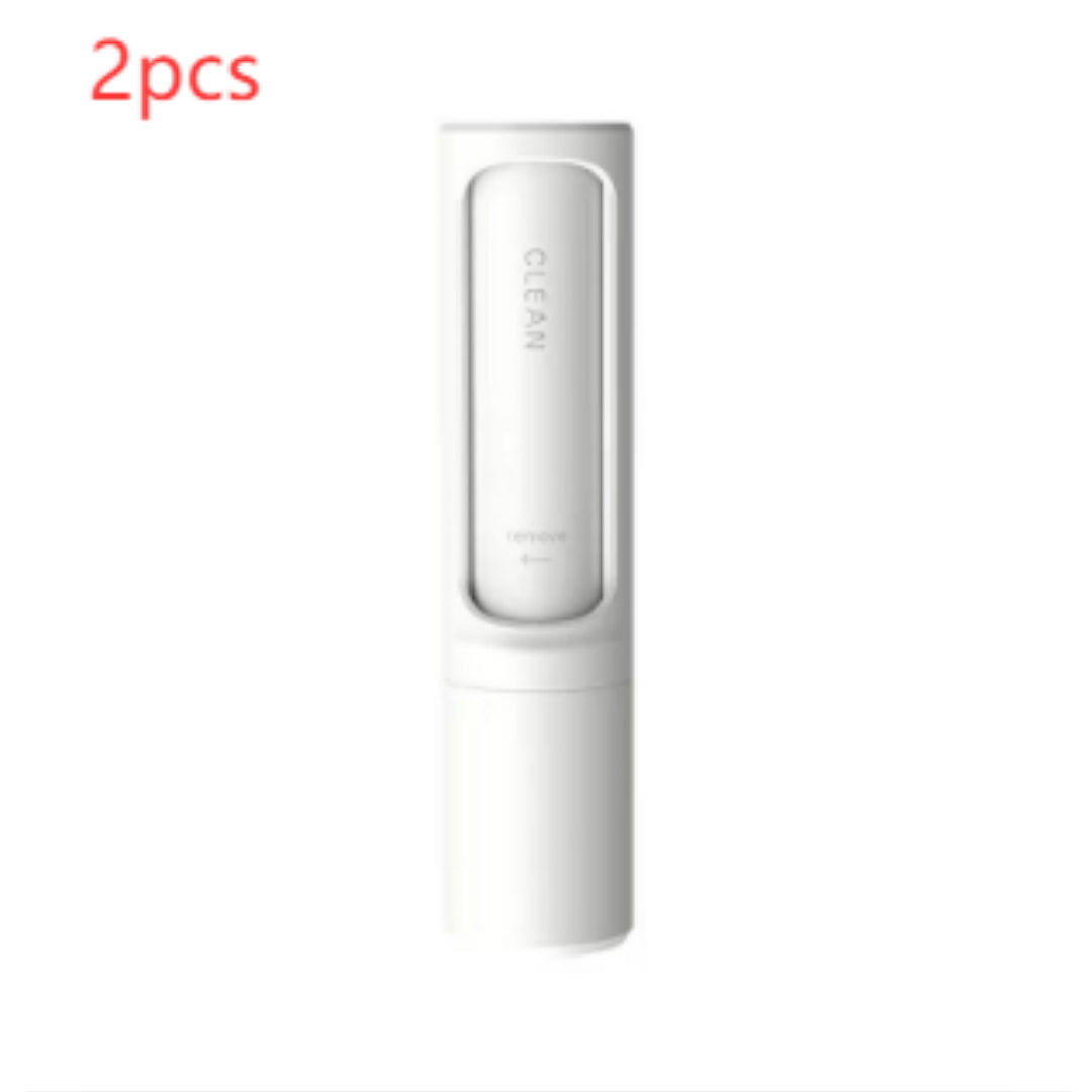 2-1 Reusable Pet Hair Remover Brush Lint Roller Portable Effective Self Cleaning Tool for Cat Dog Fur Hair Dust Removal Brush by Ricaloux
