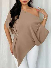 Niche Relaxed-fit Figure-flattering Batwing-sleeve Top by Ricaloux