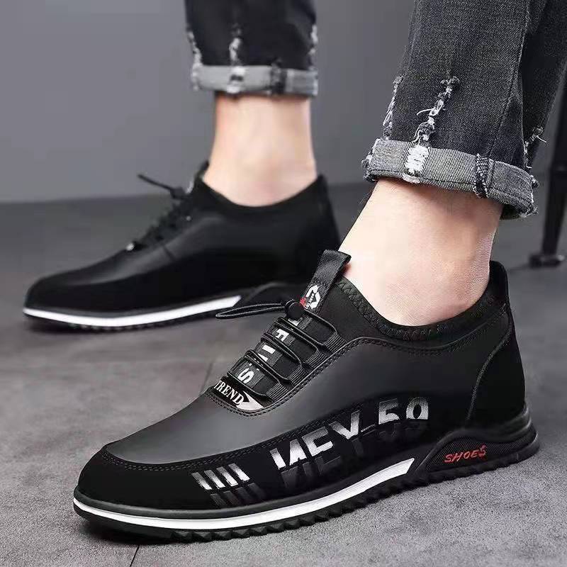 Letter Print Sneakers Men No Tie Outdoor Running Sports Shoes – Premium 4 | RICALOUX
