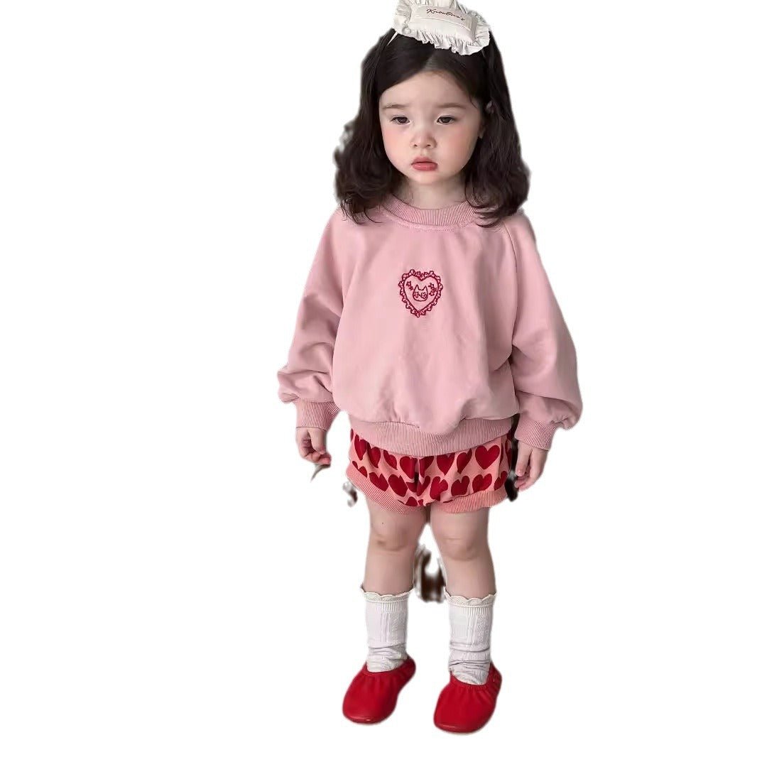 Baby Sweater Two-piece Korean Children's Clothing Children's Autumn Clothing - RICALOUX