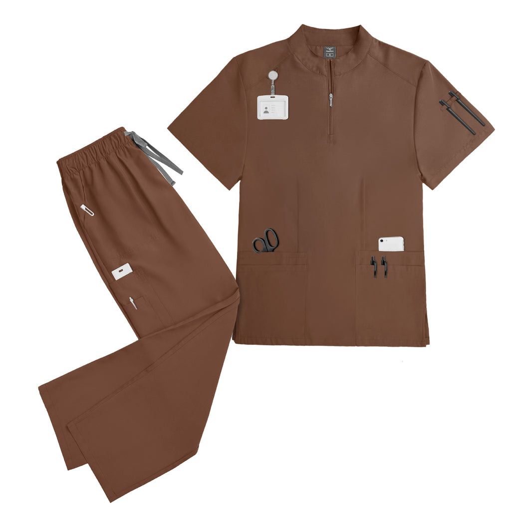 Short-sleeve Scrub Top For Doctors by Ricaloux