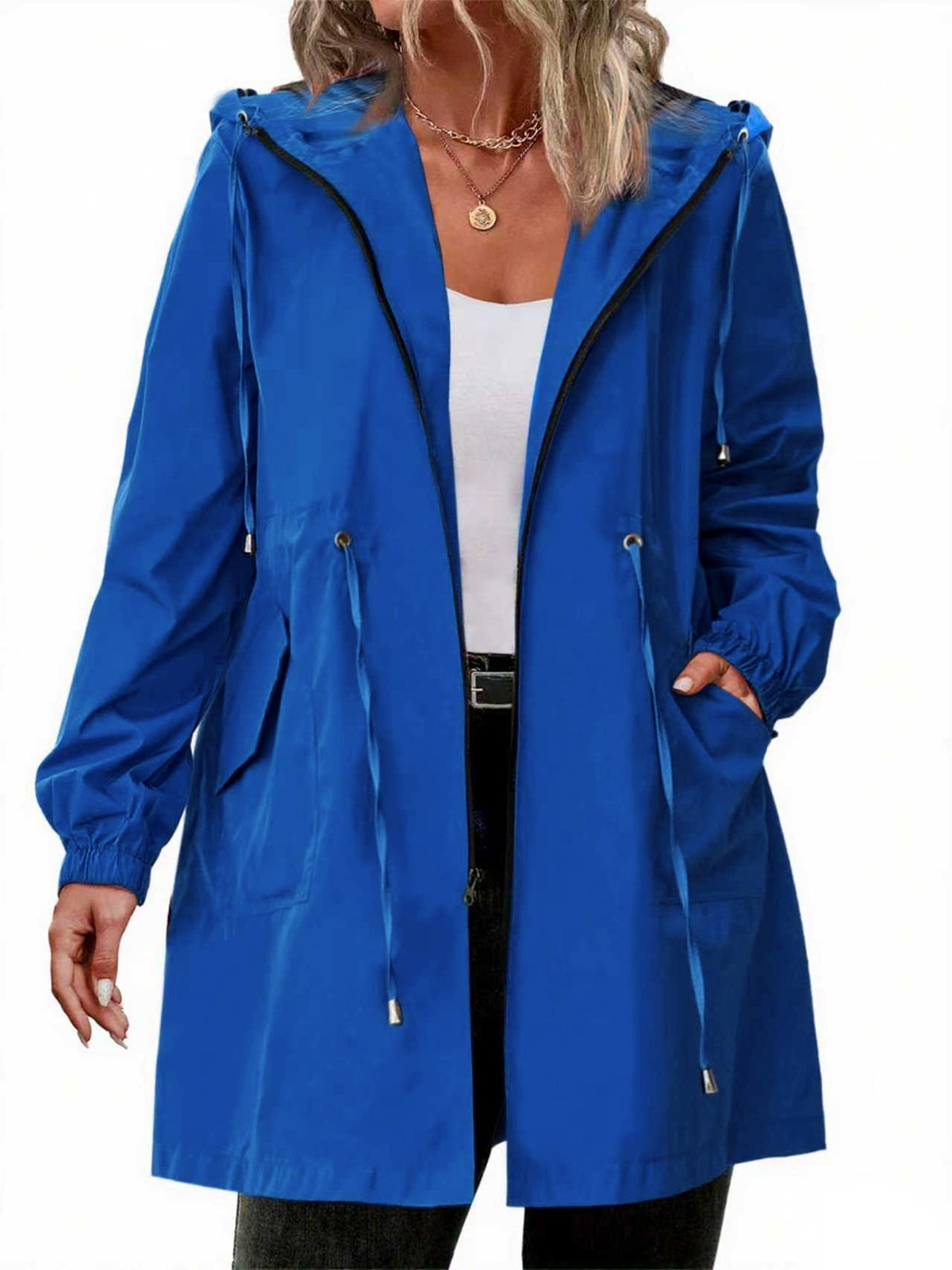 Plus-size Womens Outdoor Sportswear Lightweight Windbreaker by Ricaloux