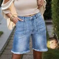 Tummy-flattening Butt-lifting Height-enhancing Washable Raw-edge Capri Pantsversatile For All Seasons by Ricaloux