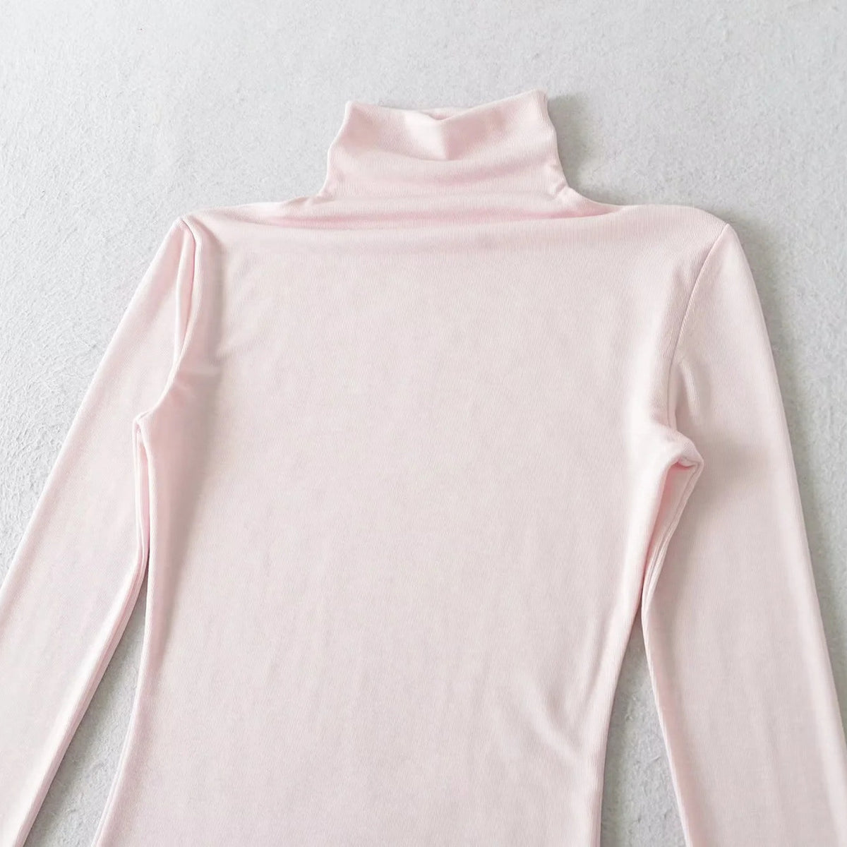 Stretchy Turtleneck Base Layer Womens Slim-Fit Long-Sleeve T-Shirt by Ricaloux